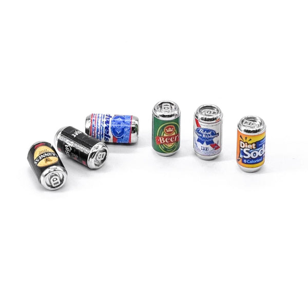 Hobby Details Mini Beer Decorations for 1/10 1/12 Cars 6pcs/set