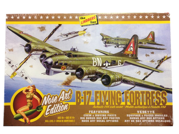 Lindberg B-17G Flying Fortress Nose Art Edition 1/64 Model Kit