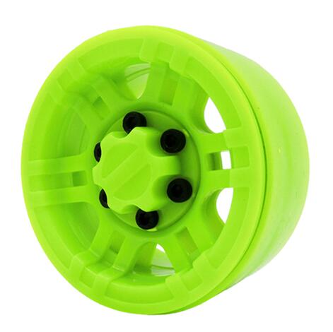 HDP Wheels Rims 1.9" Beadlock, Plastic, Green (4)