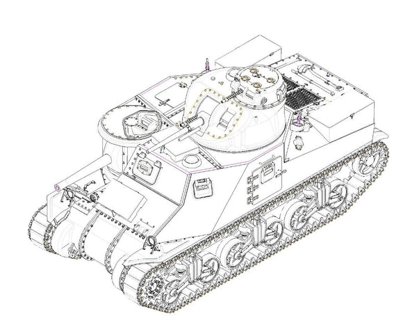 I Love Kit 1/35 M3A3 Medium Tank