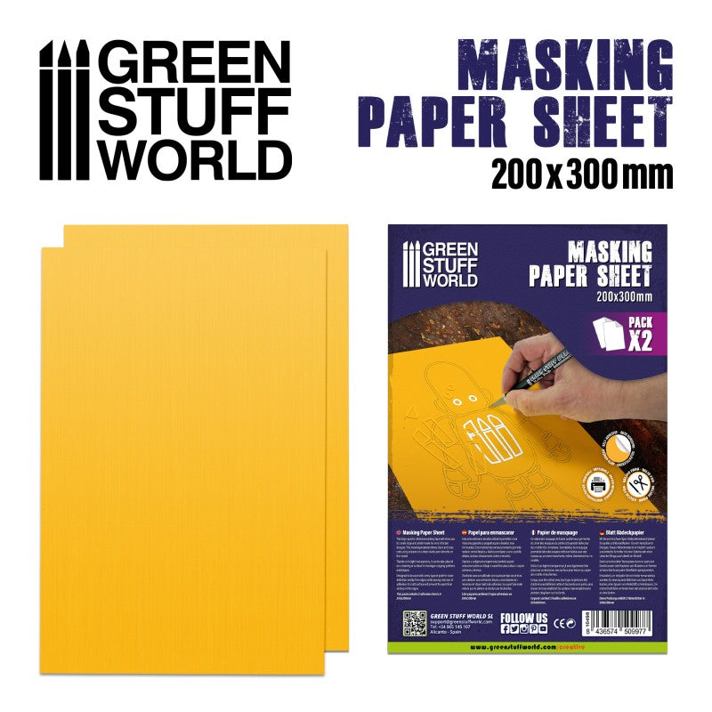 Masking Paper Sheets x2