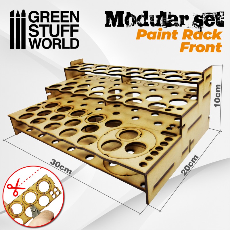 Modular Paint Racks Modular Paint Rack - FRONT – Island Toys & Hobby