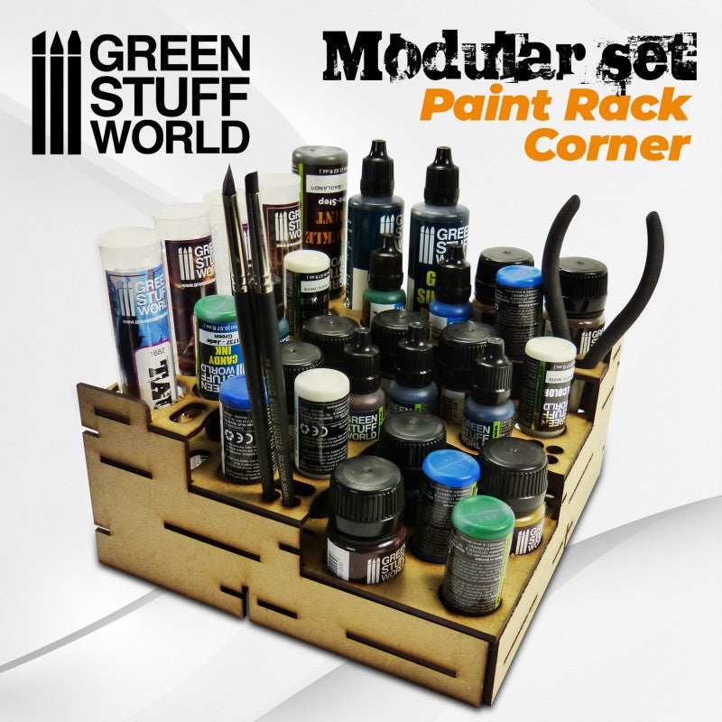 Modular Paint Rack - STRAIGHT CORNER – Island Toys & Hobby