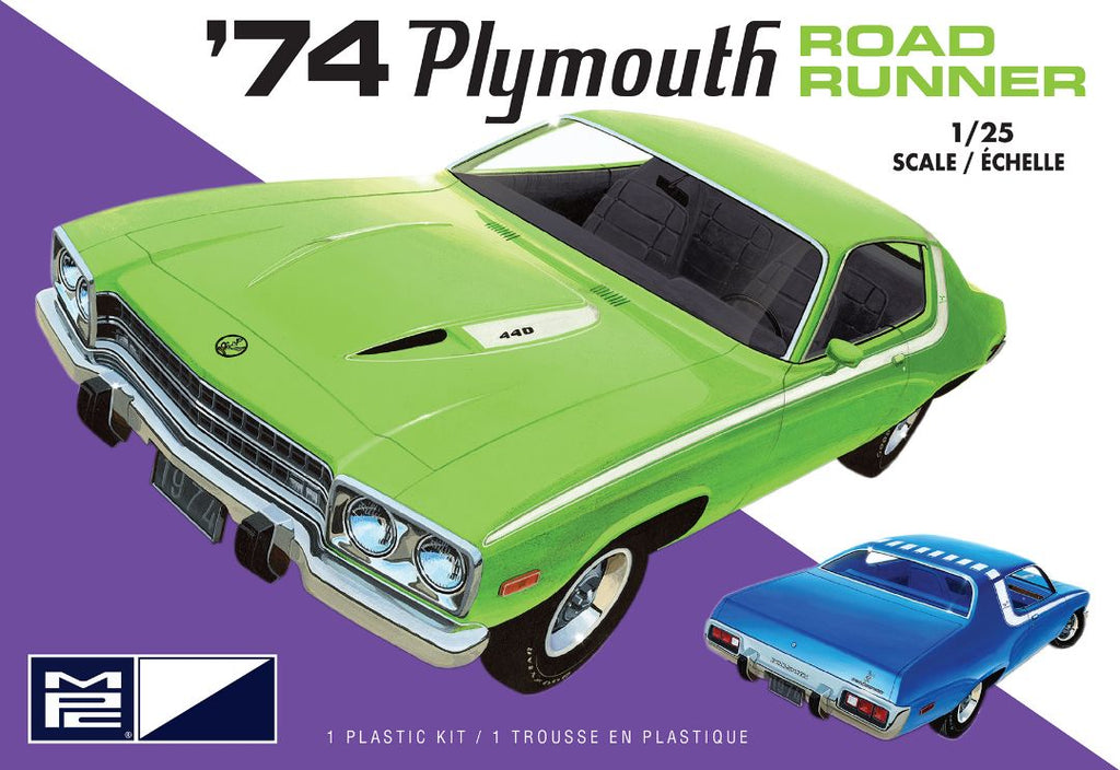 MPC 1974 Plymouth Road Runner (2T) 1/25 Model Kit (Level 2)