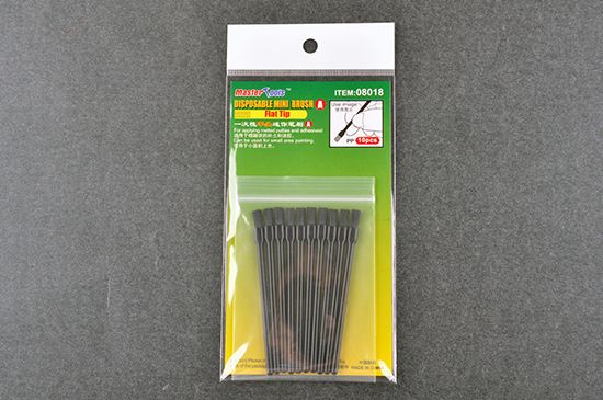 Master Tools Disposable Mini Flat Brush (10)