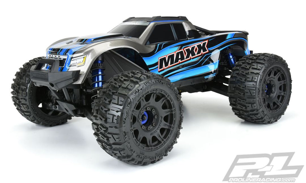Pro-Line Trencher LP 3.8" All Terrain Tires Mounted on Raid