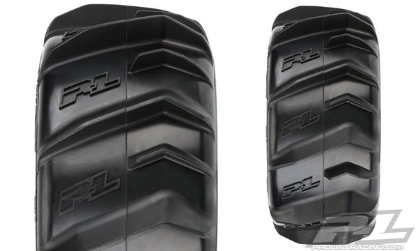 Pro-Line Dumont 3.8" Paddle Tires Mnted Raid Black 17mm Whls (2)