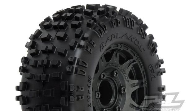 Pro-Line 1173-10 Badlands 2.8" MTD Raid Black 6x30 F/R