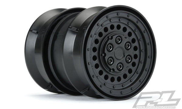 Pro-Line Carbine 1.9" Black Dually Wheels for Crawlers F/R