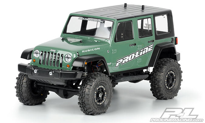 Pro-Line Jeep Wrangler Unlimited Rubicon Clr Body 12.3" Crawlers