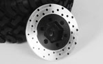 RC4WD 1.9"/2.2" 6 Lug Steel Wheel Hex Hub with Brake Rotor