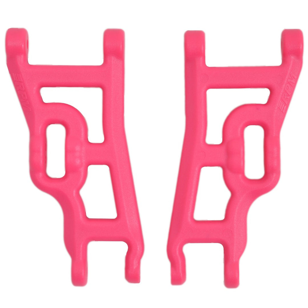 RPM 80247 Front A-Arms for 2wd Rustler, Stampede, Slash - Pink