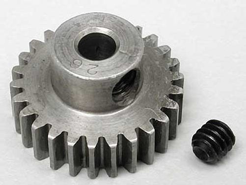 Robinson Racing 48P Super Hard Steel Pinion Gear 1/8 Shaft (26)