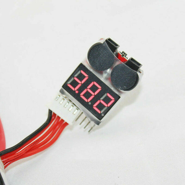 Lipo Alarm 1-8S Cell Voltage Checker LED Buzzer