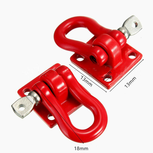 HPD 1/10 RC Scale Accessories Shackle Hooks Metal Set Of Two (2) W/Hardware
