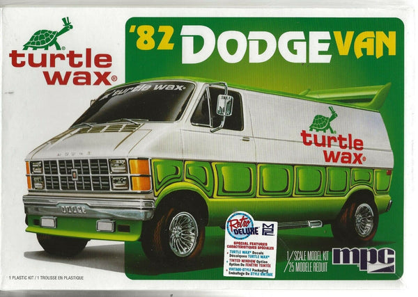 MPC 1982 Dodge Van Custom (Turtle Wax) 1/25 Model Kit (Level 2)