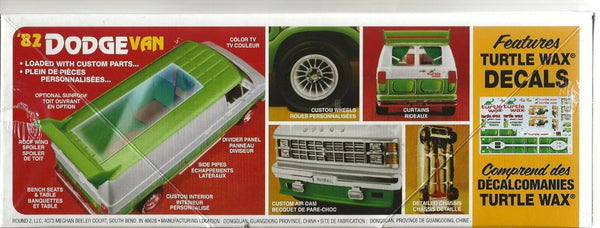 MPC 1982 Dodge Van Custom (Turtle Wax) 1/25 Model Kit (Level 2)