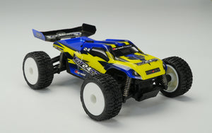 Carisma GT24TR 1/24 Scale Micro Buggy, Yellow/Blue, RTR