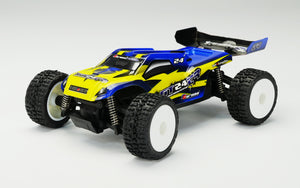 Carisma GT24TR 1/24 Scale Micro Buggy, Yellow/Blue, RTR