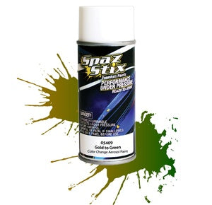 Color Change Aerosol Paint, Gold/Green, 3.5oz Can