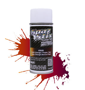 Color Change Aerosol Paint, Gold/Orange/Purple/Red, 3.5oz Can