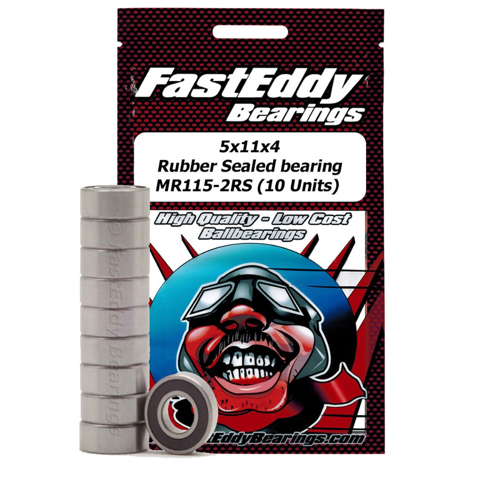 Fast Eddy Traxxas 5116 Rubber Sealed Replacement Bearing 5x11x4