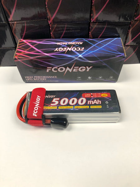 Fconegy 5000 mAh 3 Cell 3S 40C Lipo Battery XT60