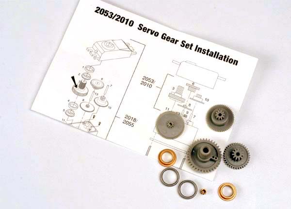 2053 Traxxas Plastic Servo Gear Set (TRA2055/2056)
