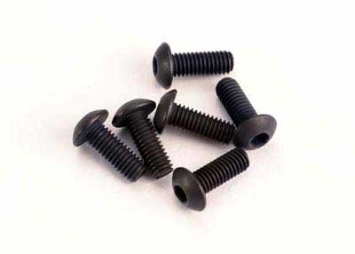 2576 Traxxas 3x8mm Button Head Hex Screw (6)