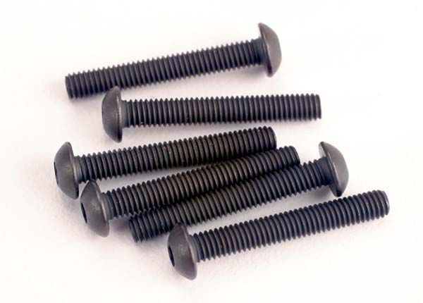 2580 Traxxas 3X20mm Button Head Screws (Hex Drive) (6