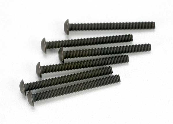 2582 Traxxas 3x30mm Button Head Machine Screws (6)