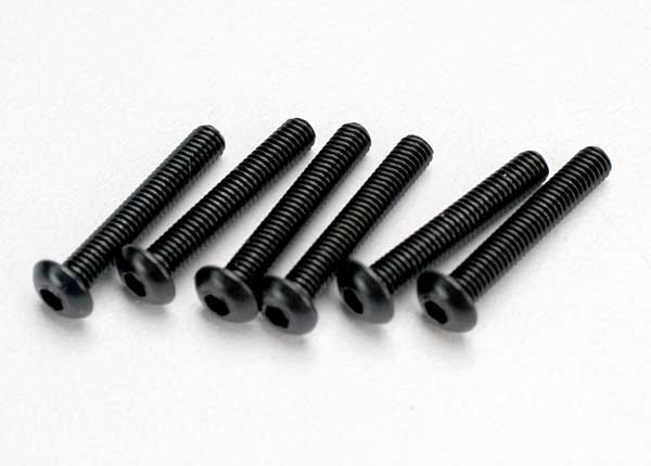 2583 Traxxas 3x18mm Button Head Screws (6)