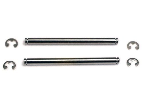 2640 Traxxas Suspension Pins, 44mm, Chrome with E-Clips (2)