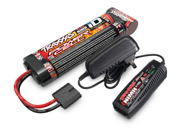 2983 Traxxas AC Charger with 3000mAh 8.4V NiMH Completer Pack