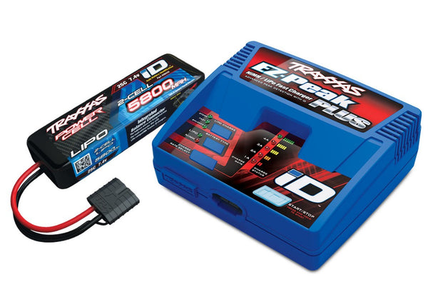 2992 Traxxas EZ-Peak 2S Completer Pack with a 5800mAh LiPo