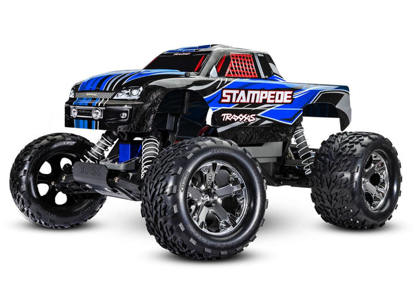 1/10 Traxxas Stampede 2WD Brushed Monster Truck W/Battery & Charger - BLUE