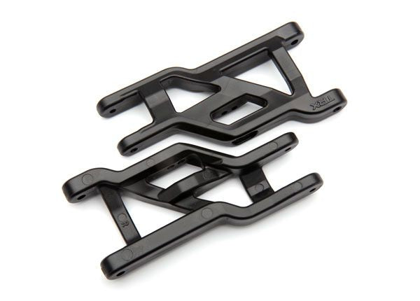 3631X Traxxas Suspension arms, front (black) (2) (Heavy Duty, Cold Weather)