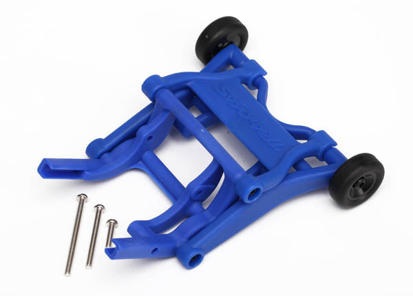3678X Traxxas Wheelie Bar Assembled (Blue) (Son-uva Digger)