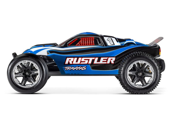Traxxas Rustler 1/10 RTR Stadium Truck Blue with LED Lights