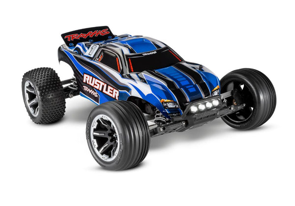 Traxxas Rustler 1/10 RTR Stadium Truck Blue with LED Lights