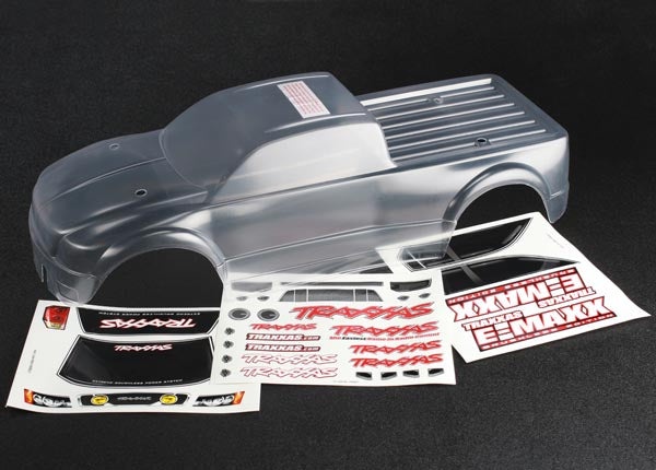 3915 Traxxas Brushless E-Maxx Monster Truck Body (Clear)