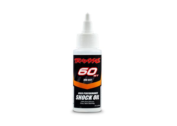 5035 Traxxas Oil, shock (60 wt, 700 cSt, 60cc) (silicone)