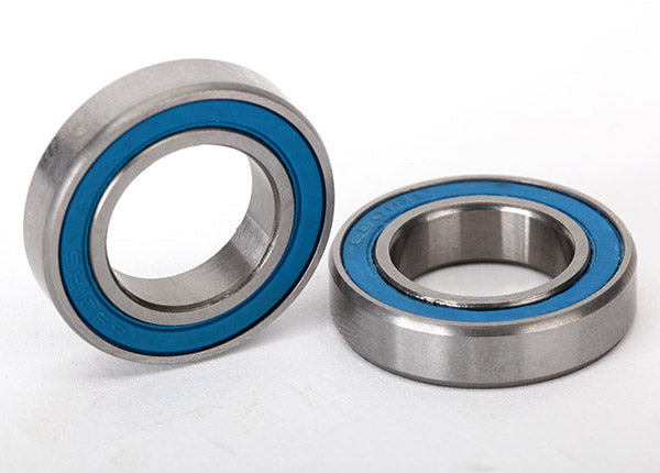5101 Traxxas Ball bearings, blue rubber sealed (12x21x5mm) (2)