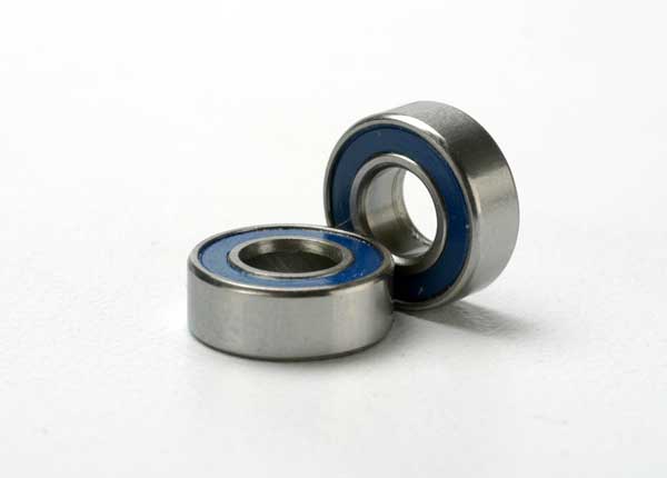 5116 Traxxas Ball Bearing, Blue Rubber Sealed (5x11x4mm) (2)