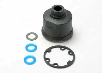 5381 Traxxas Carrier, differential/ x-ring gaskets (2)/ ring gear