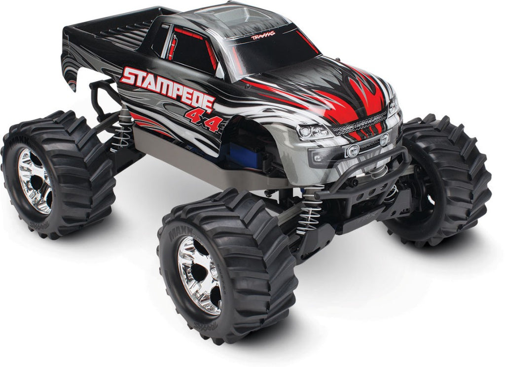 1/10 Traxxas Stampede 4X4 Brushed Monster Truck - Silver