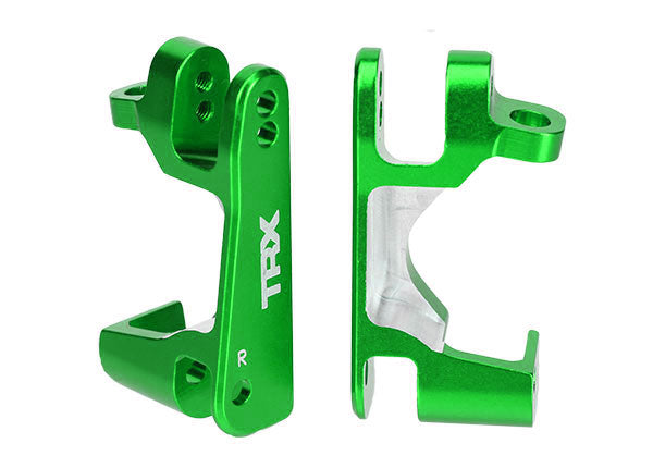 6832G Traxxas Aluminum Caster Block Set (2) (Green)