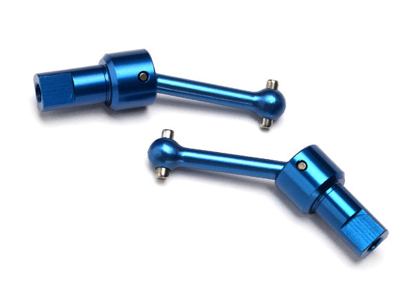 7550R Traxxas LaTrax Aluminum Driveshaft Assembly (Blue) (2)