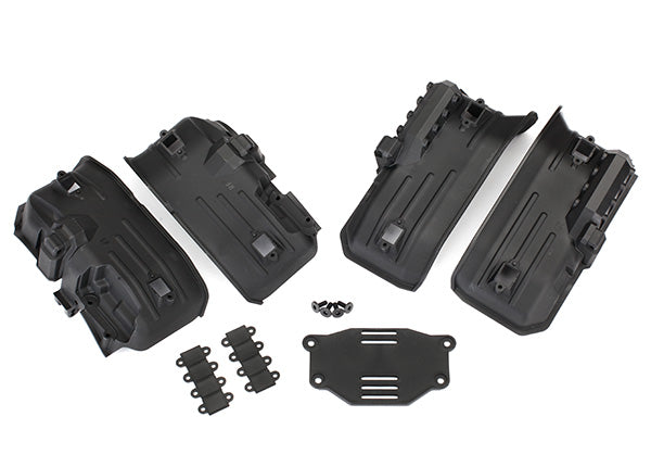 8072 Traxxas Fenders, inner, front & rear (2 each)/ rock light covers