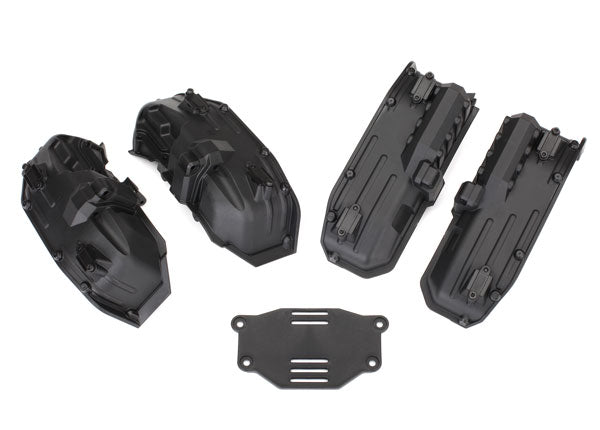 8080 Traxxas Fenders, inner (narrow), front & rear